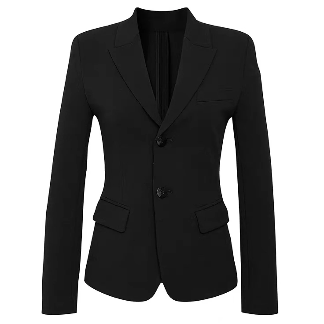 Girdear/哥弟新款时尚简约质感通勤经典百搭两粒扣西装外套140095