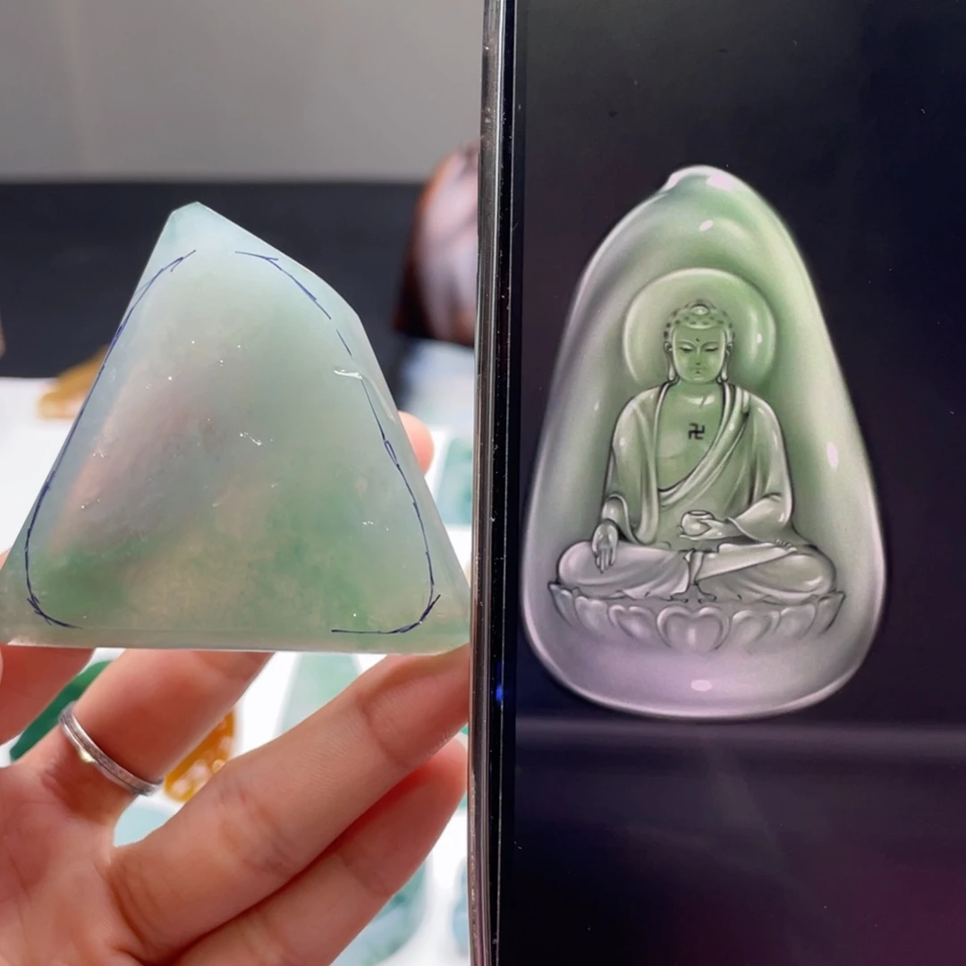 定制翡翠未镶嵌包工