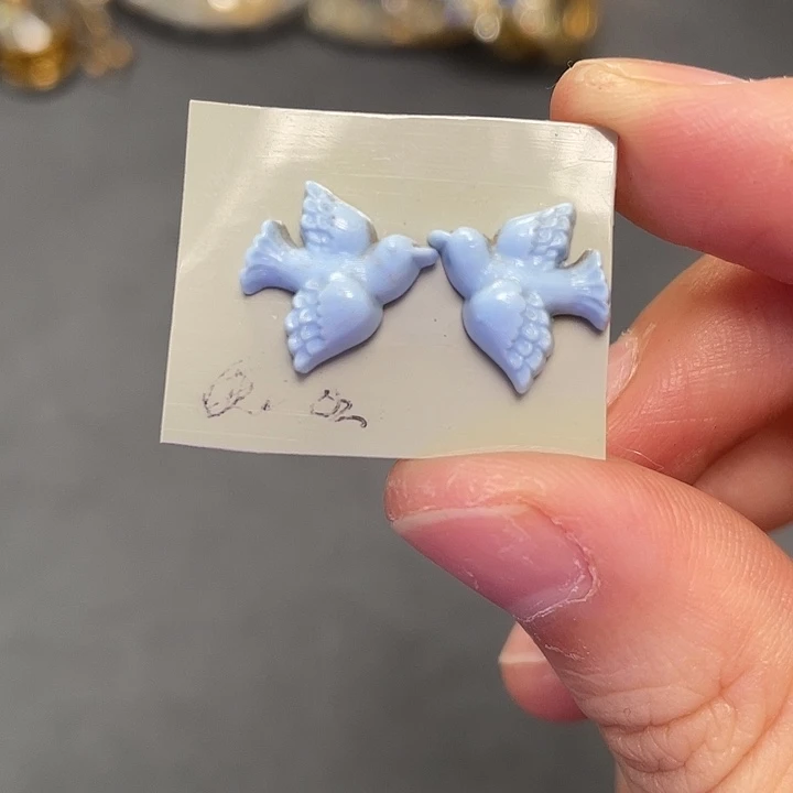 合成碳硅石纯铜vintage 首饰清库存