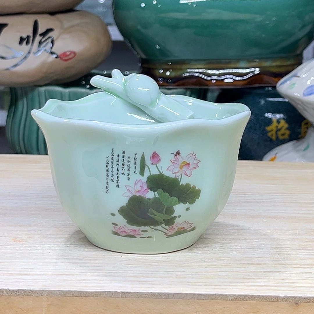 陶瓷绿植多肉微瑕花盆口径11*7.5
