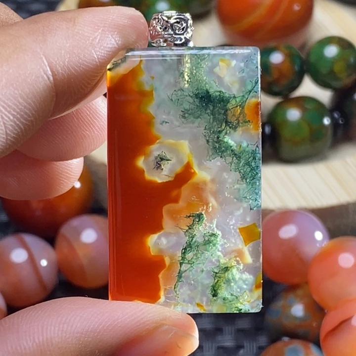 胖****玛瑙/玉髓未镶嵌颈饰