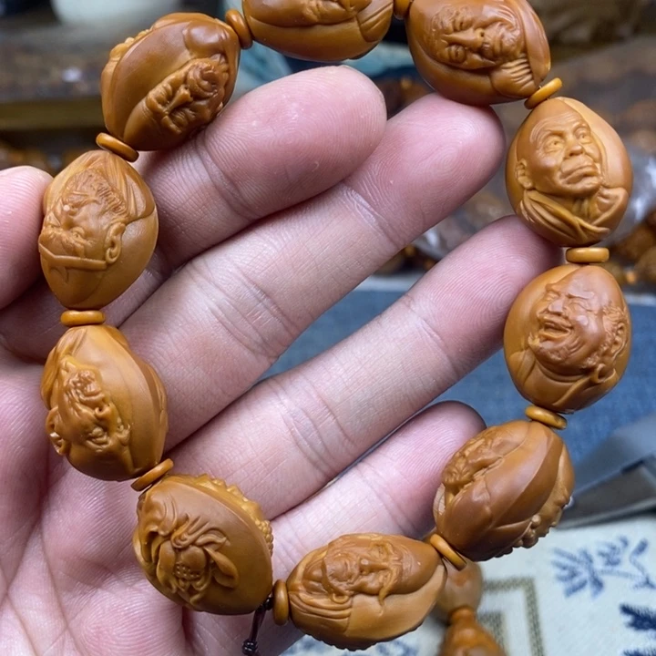 橄榄核手串/手链橄榄核雕工艺手串