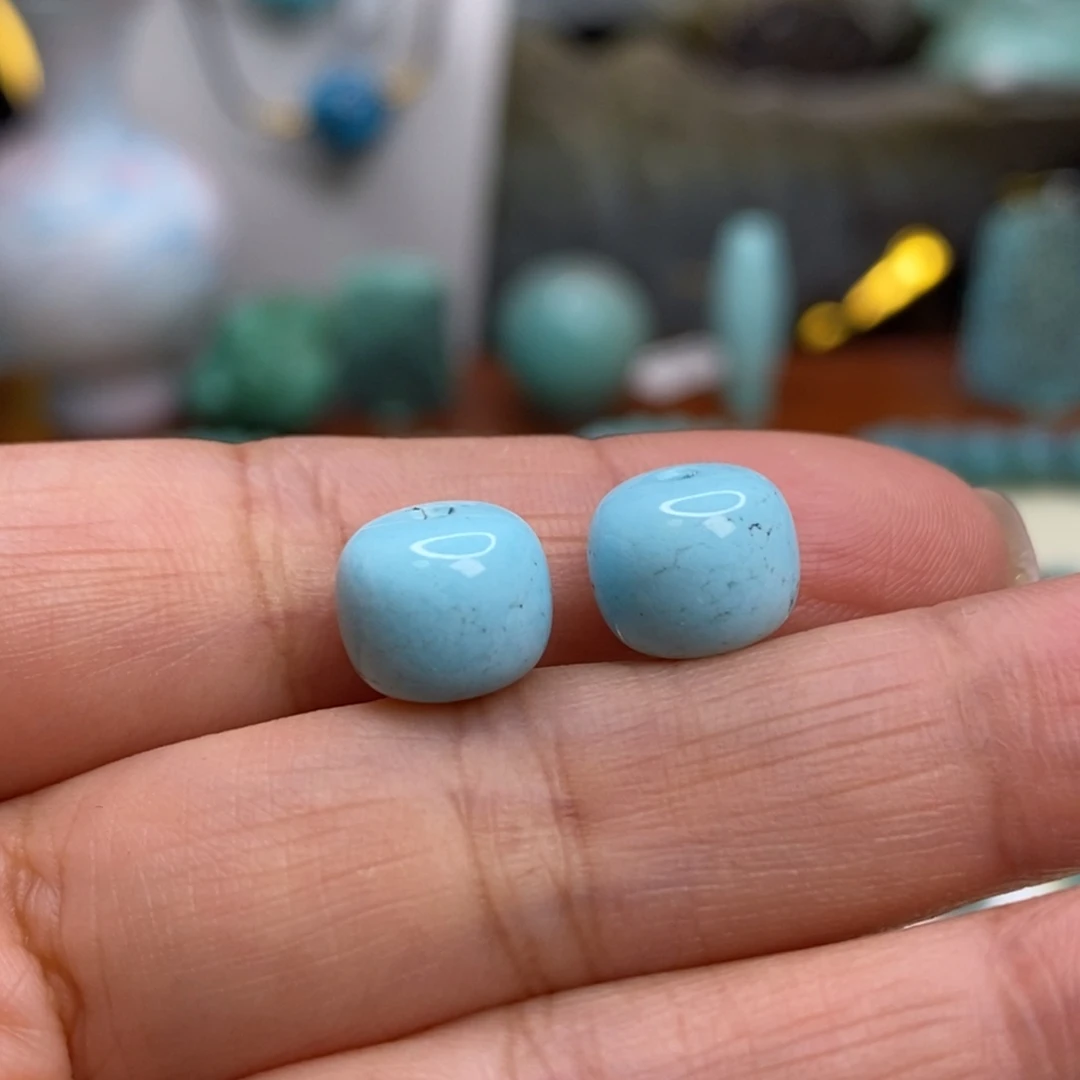 绿松石未镶嵌珠宝奇石9.5