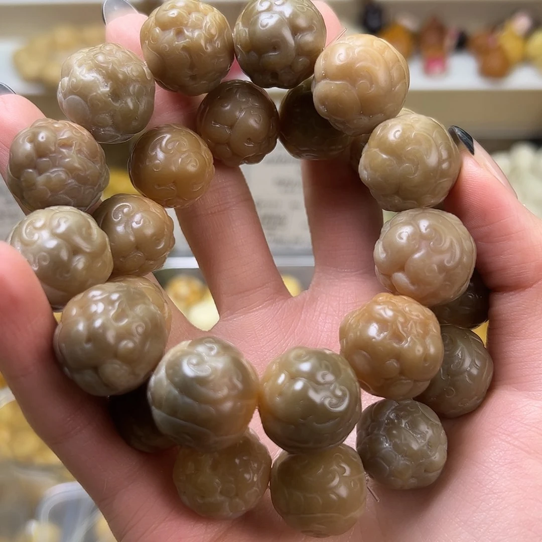 菩提根/象牙果吊坠瑕疵貔貅一串卡20