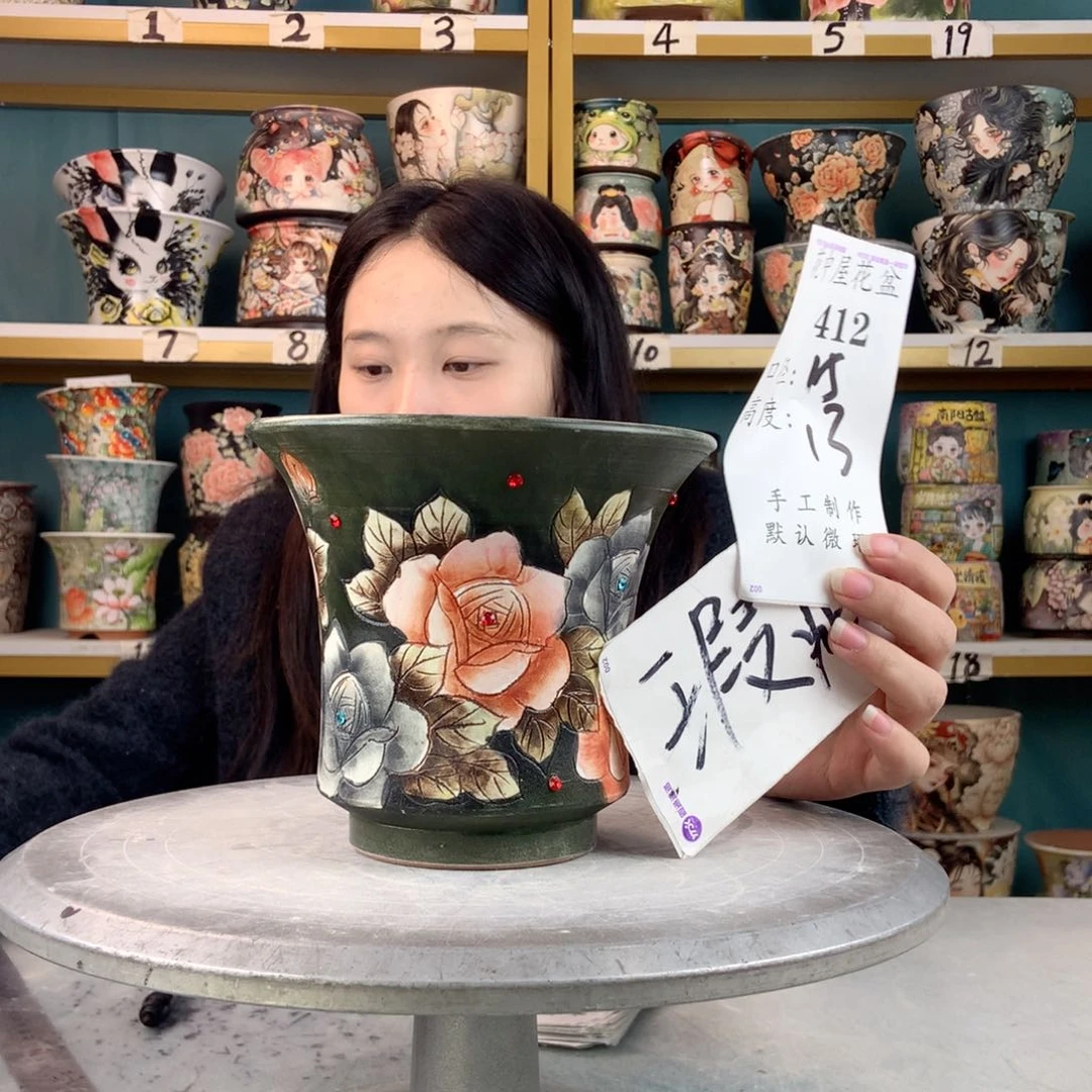 罐景德镇手工瑕疵412