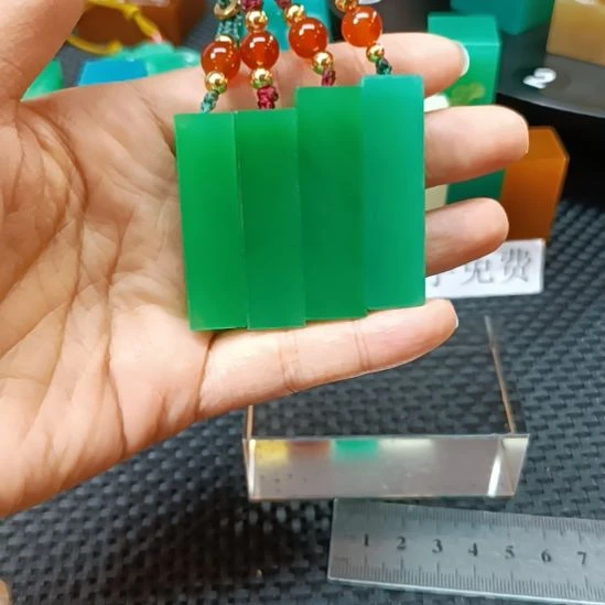 寿山石印石雅安新绿