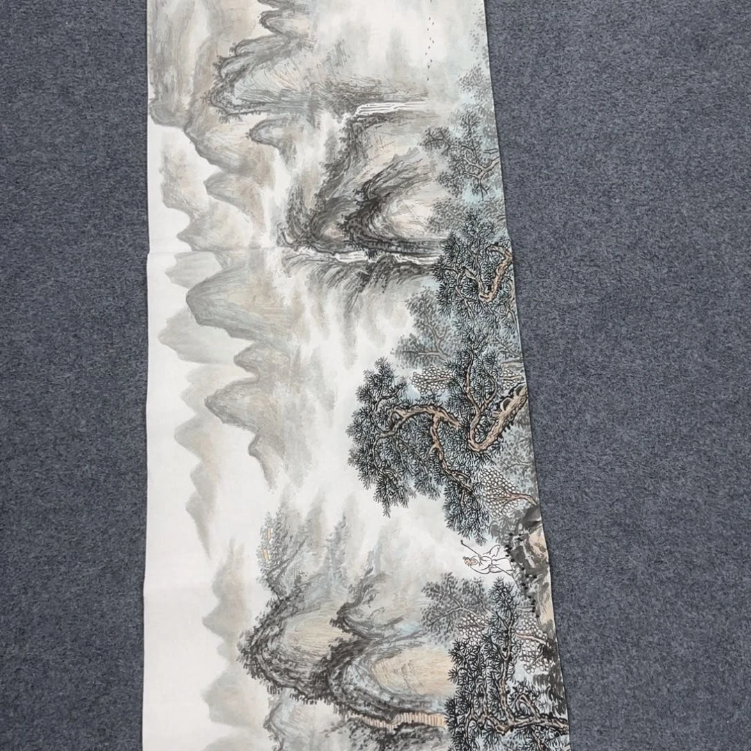 崛***起国画绘画作品欣赏展示