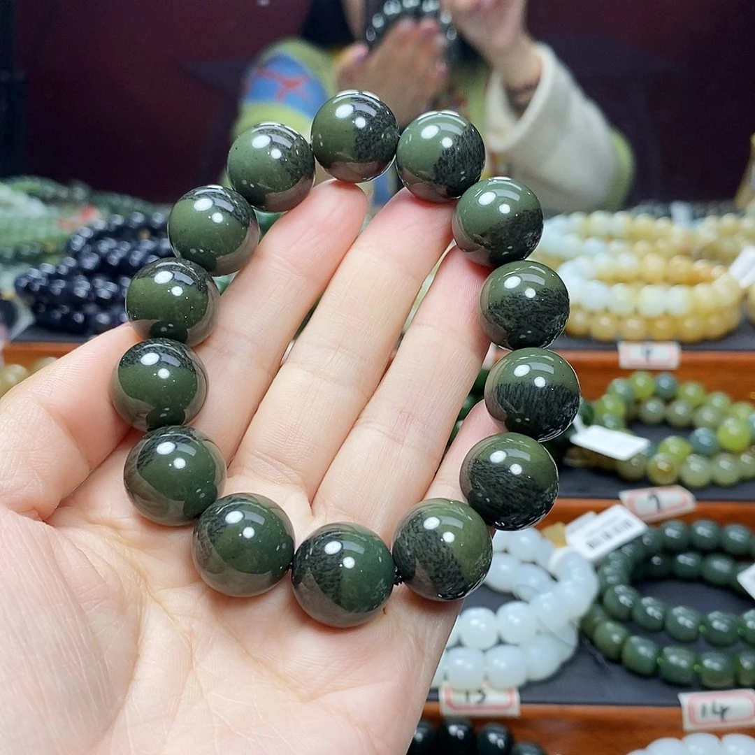 和田玉未镶嵌手链