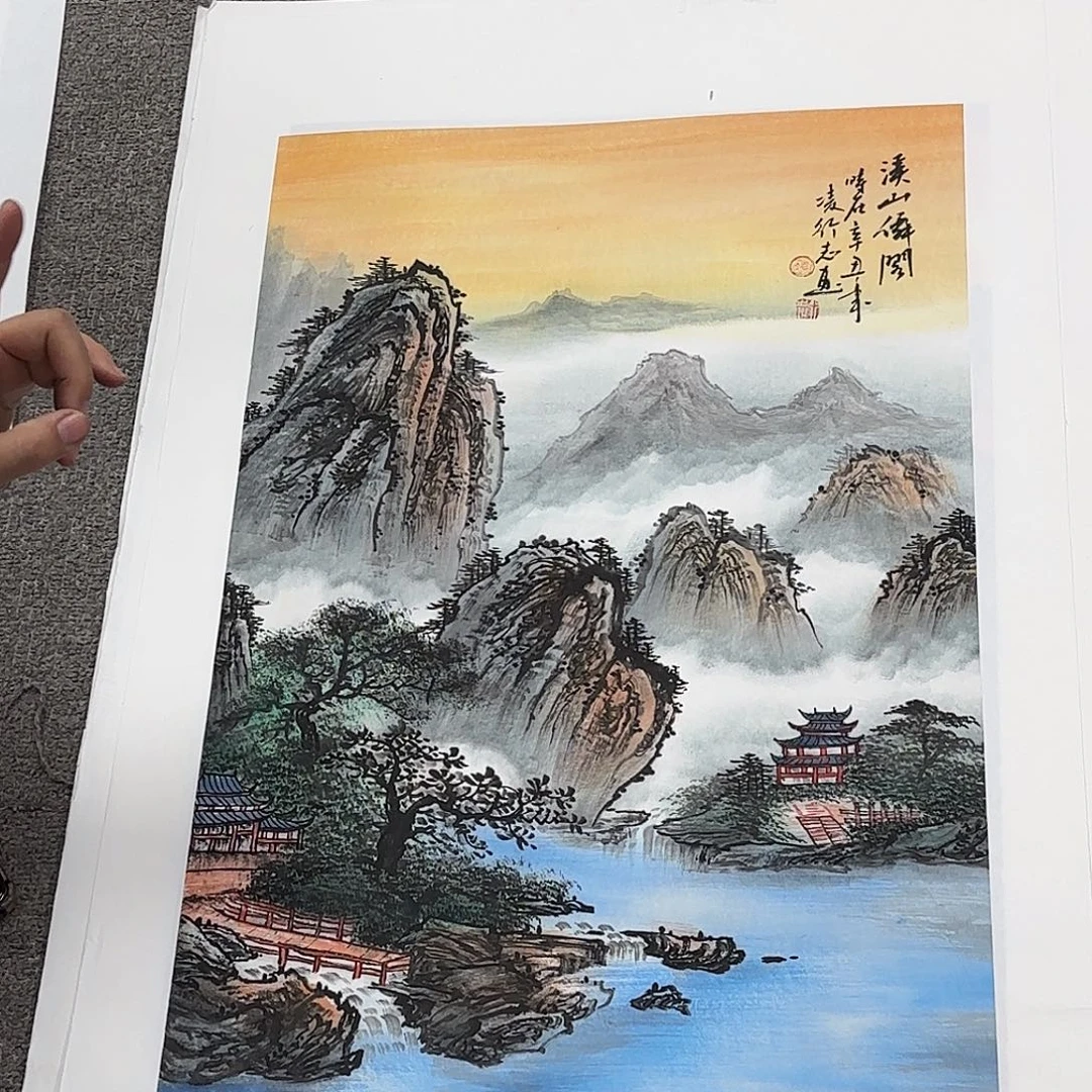 国画国画作品多次在国内外大展