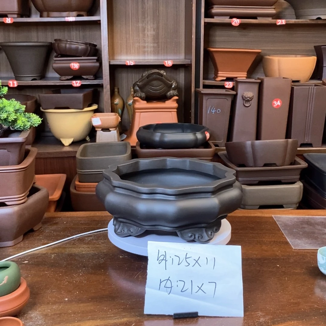 紫砂花盆紫砂花盆