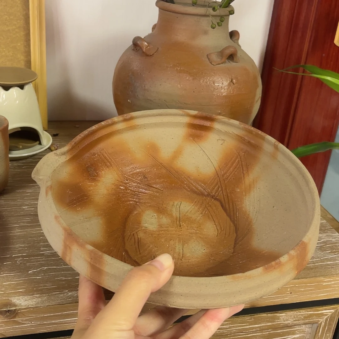 瓷片备前烧绯举片口啊28