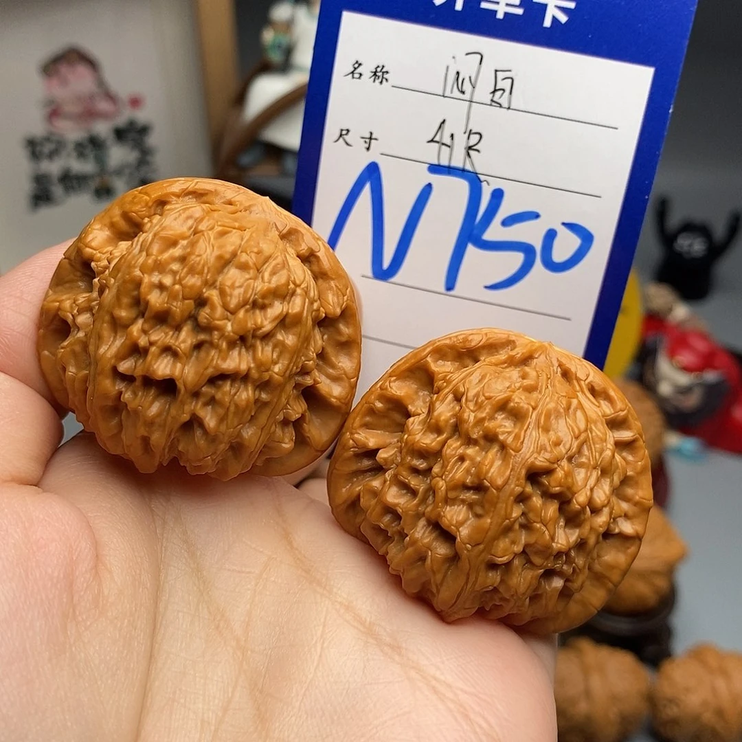 吊坠文玩核桃闷白41