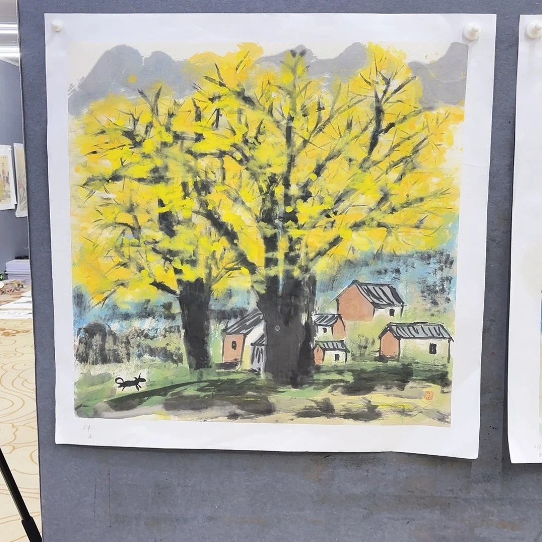 高***乐国画国画的创作和创作也