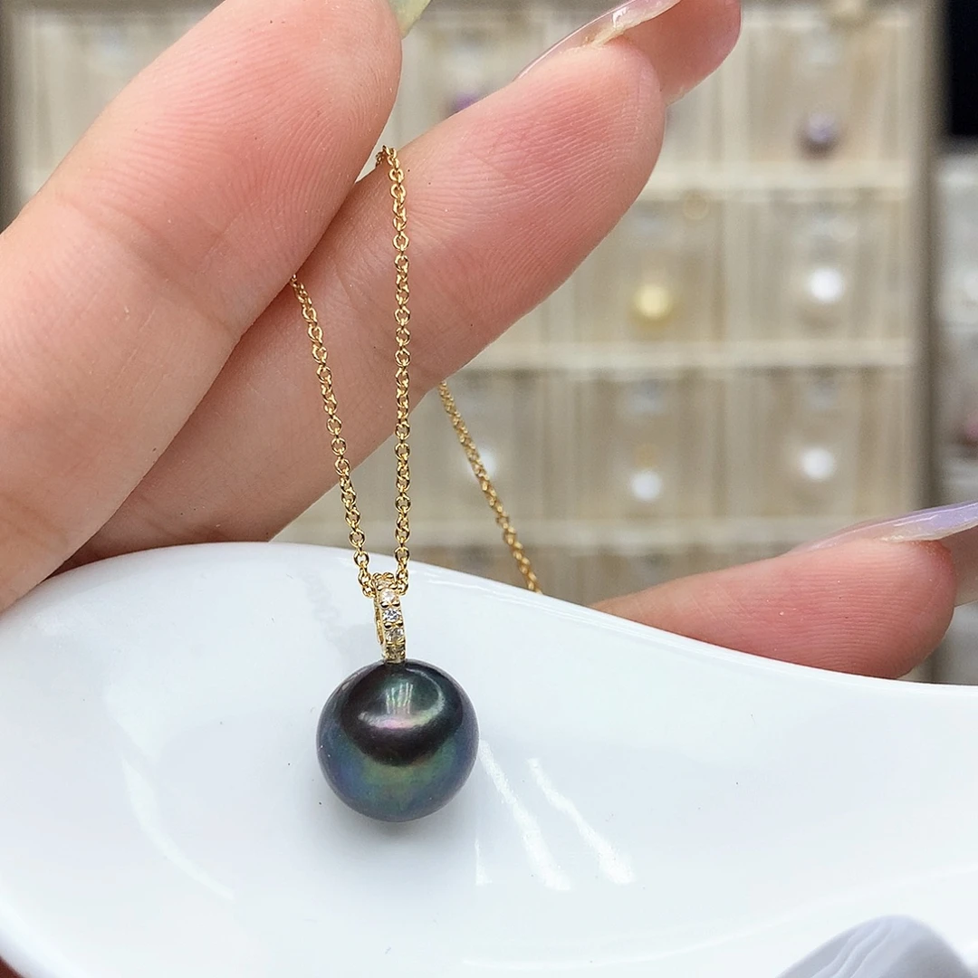 合金淡水珍珠颈饰