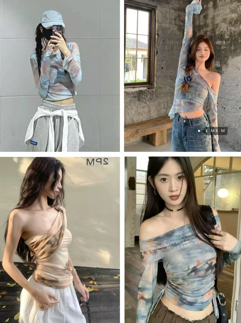 【梦】 年轻显瘦夏季辣妹设计感性感