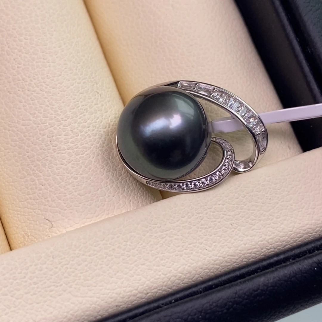 颈饰银S925镶嵌海水珍珠