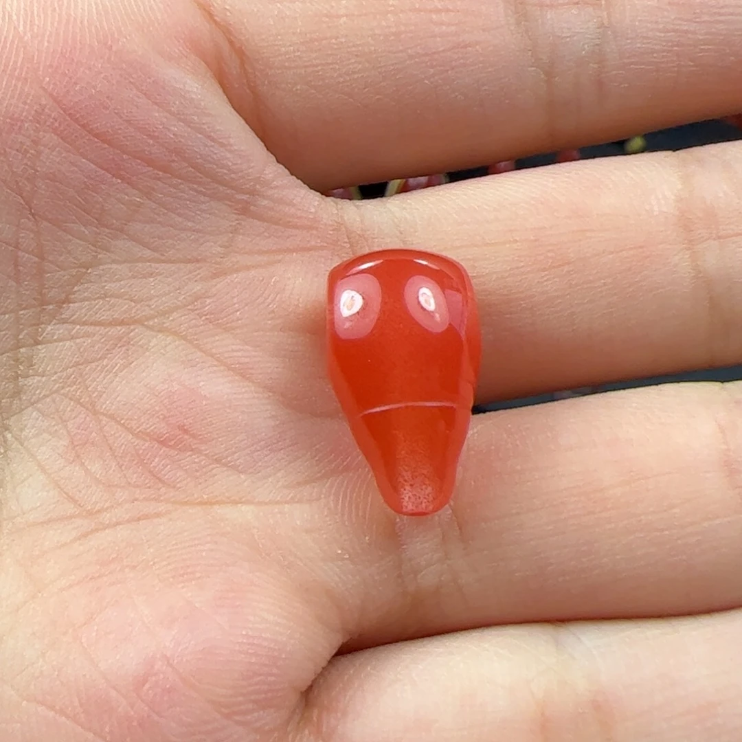 未镶嵌三通南红玛瑙