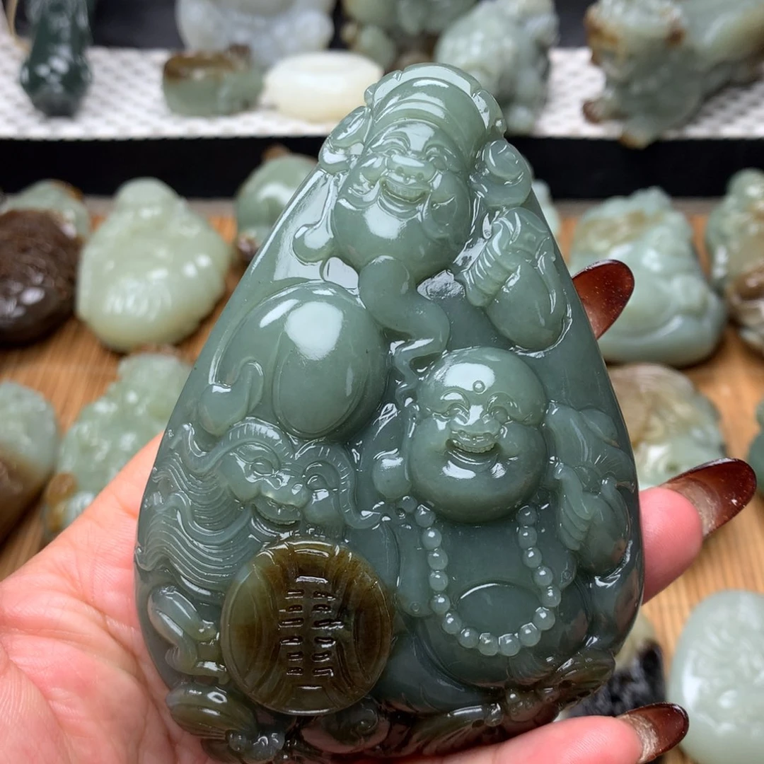 和田玉把件未镶嵌般****o