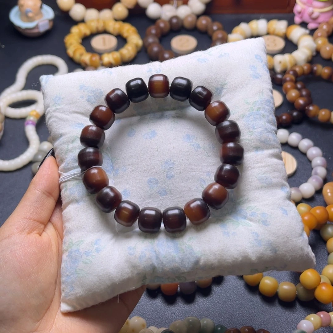 菩提根/象牙果手串汉堡珠热红酒卡14干磨默认微瑕