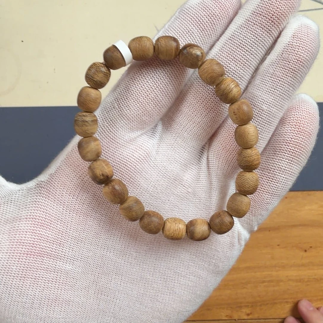 手串沉香0.8鼓珠达拉干沉香手串