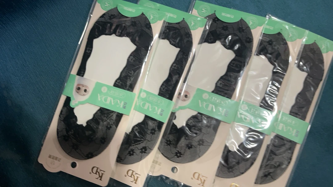 3590凯达隐形袜38-40大脚可穿高弹力不掉跟蕾丝浅口袜