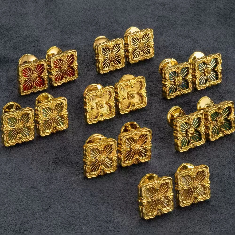 【大号布布耳拍】G1111430轻奢百搭复古金色优雅精致