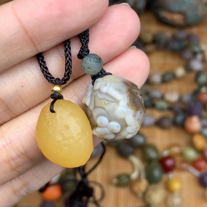 玛瑙/玉髓珠宝半成品未镶嵌凉**ж