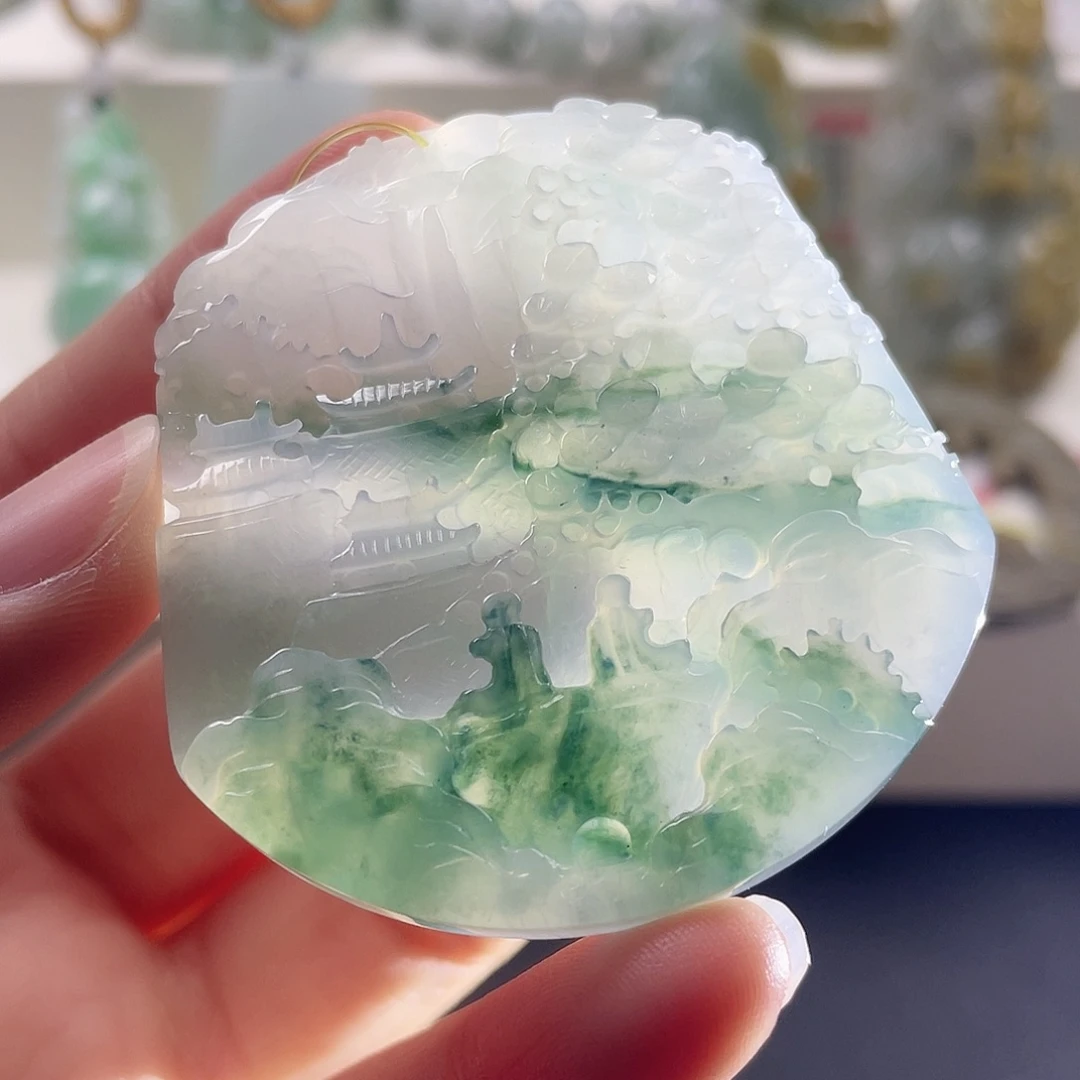 全****翡翠未镶嵌颈饰天然翡翠1111111