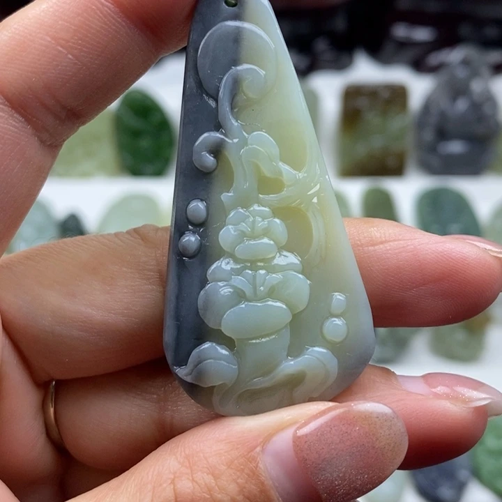 和田玉未镶嵌颈饰22