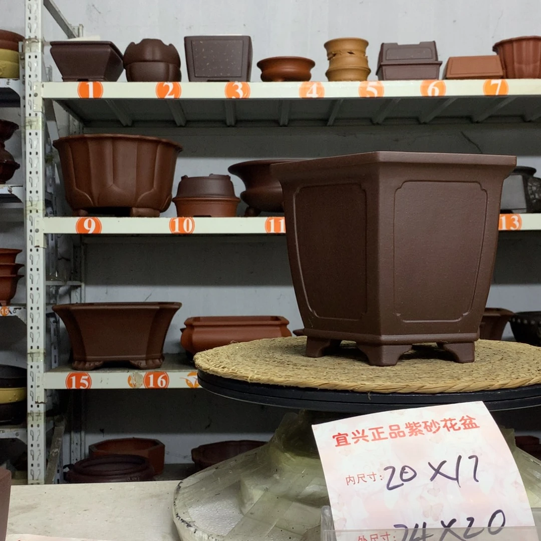 紫砂花盆宜兴紫砂花盆包邮