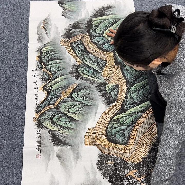 国画纯手绘国画作品大放漏