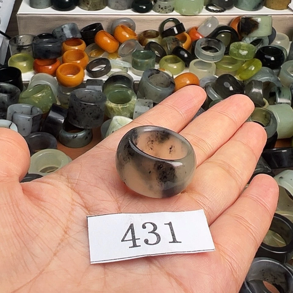 【闪购商品】未镶嵌蛇纹石玉戒指耀*