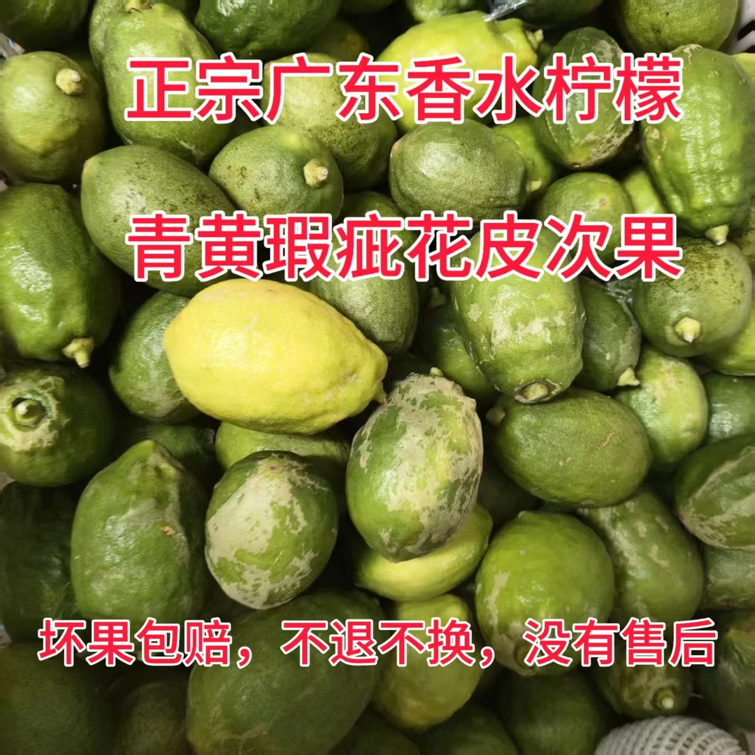 正宗广东无籽香水柠檬青黄次果爆香型浓香型手打柠檬茶专用柠檬