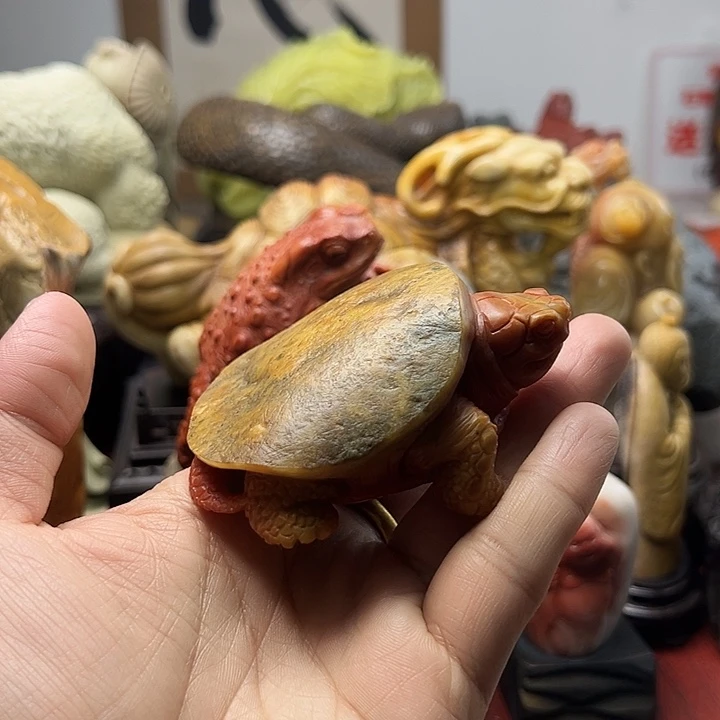 寿山石十*划寿山石摆件