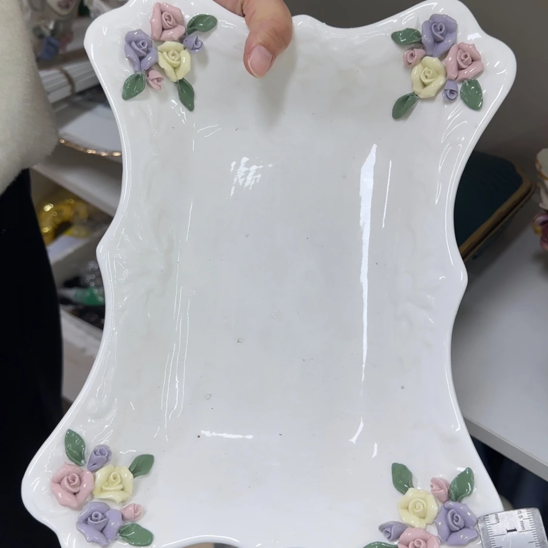 瓷片陶瓷工艺花瓶摆件
