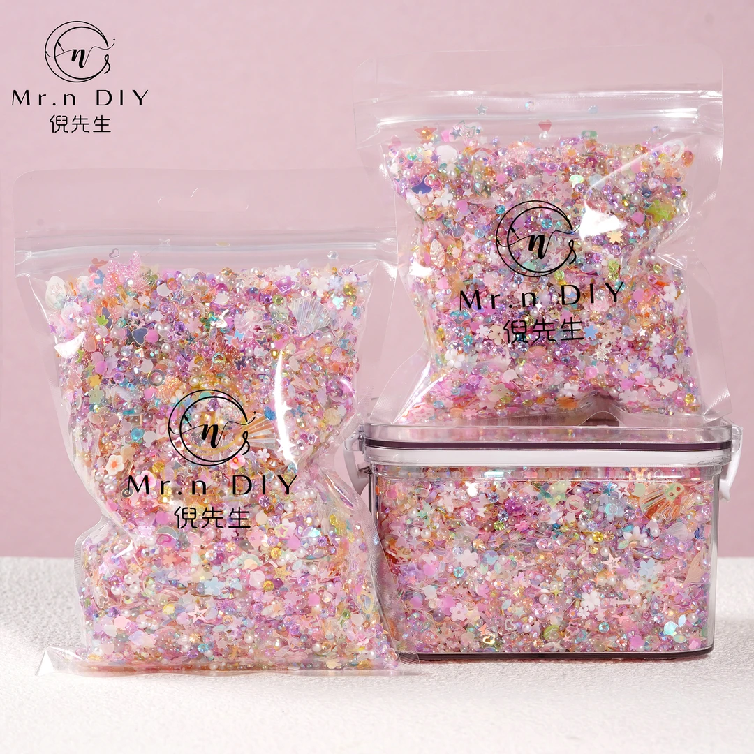 【思思直播间】】美甲钻钻星星珍珠！美甲贴脸DIY！美甲配饰！现拍现装！