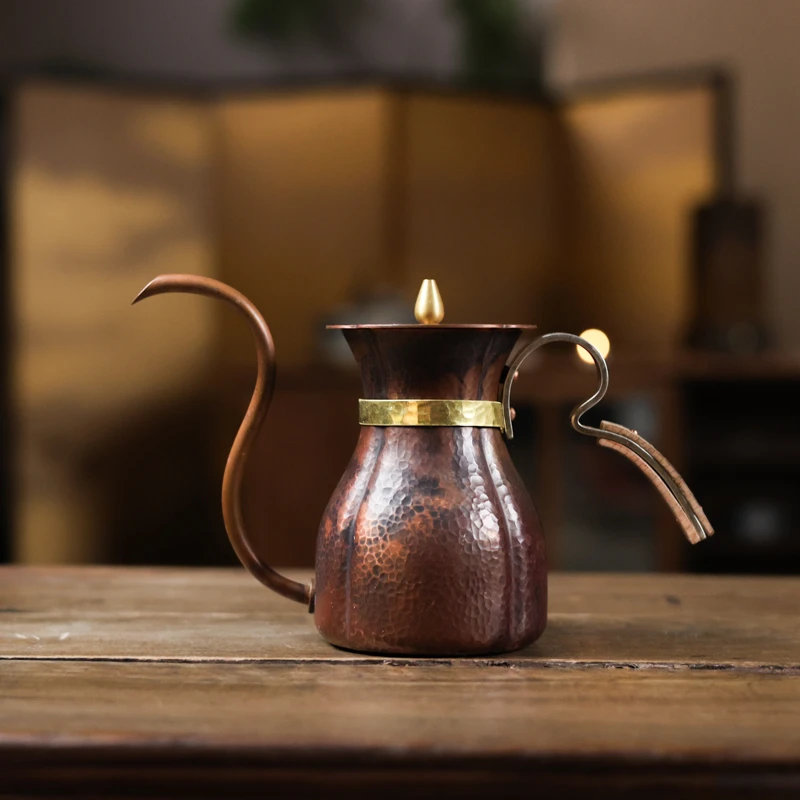 【福器】梅花咖啡手冲壶（春喜铜0356）