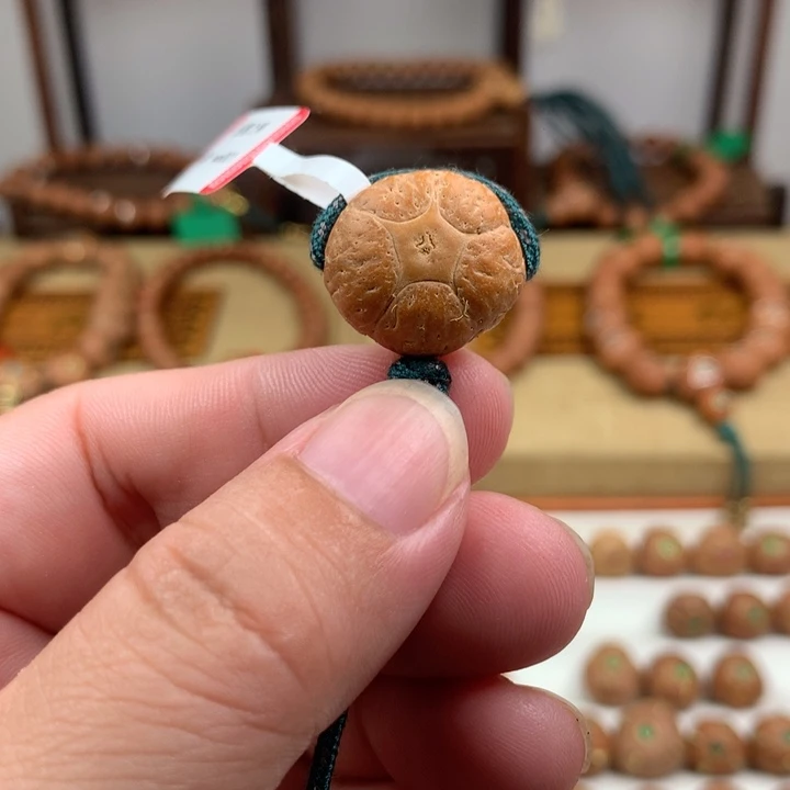 山***客凤眼菩提吊坠三通