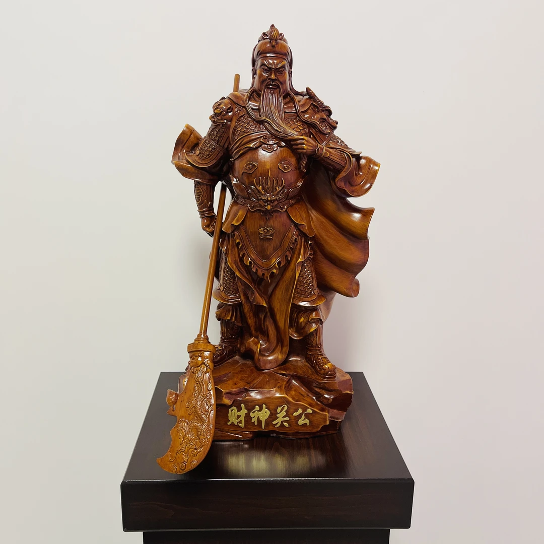 关公关二爷关财神造像公司店铺开业招财摆件玄关大厅家居高档装饰