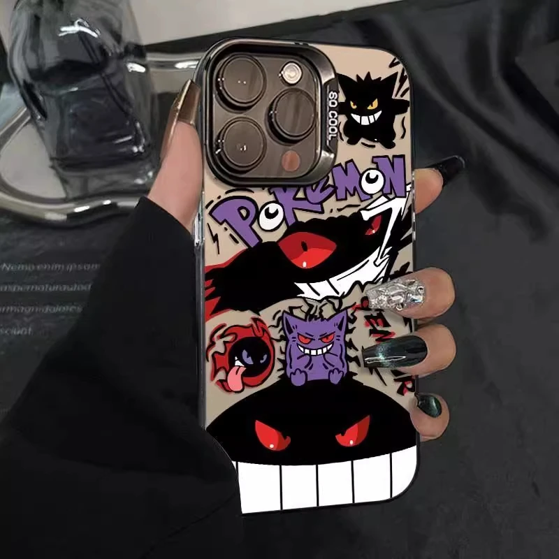 大头红眼耿鬼适用于苹果16promax手机壳iPhone15plus可爱动漫卡通