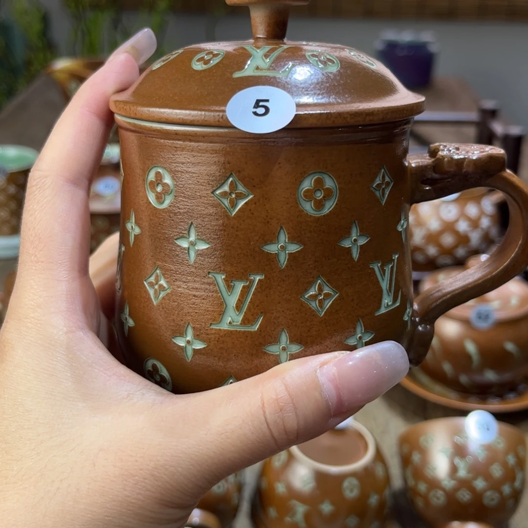 半***～草木灰老花办公杯