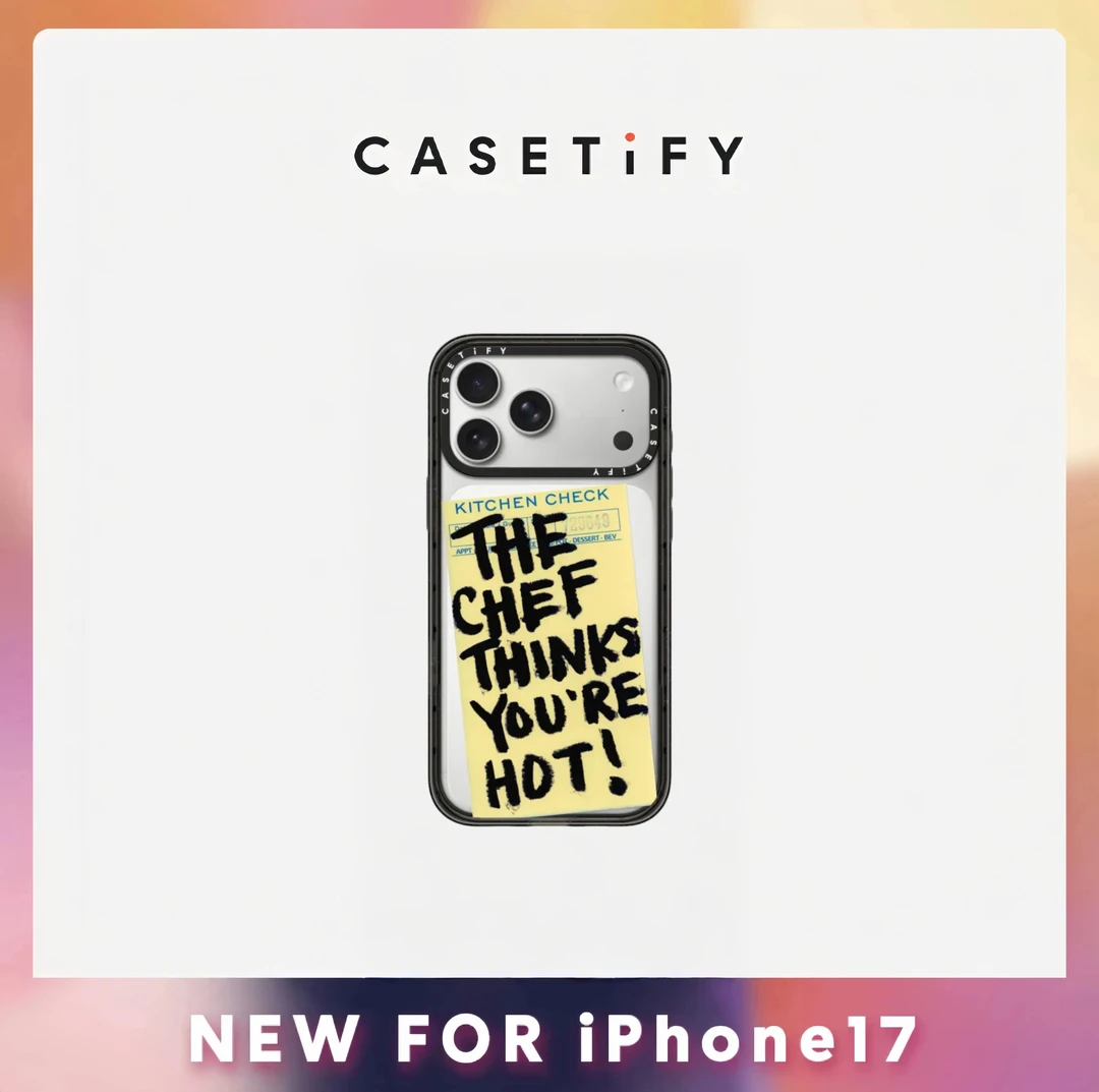 CASETiFY 你很迷人The Chef Thinks You're Hot适用苹果17promax