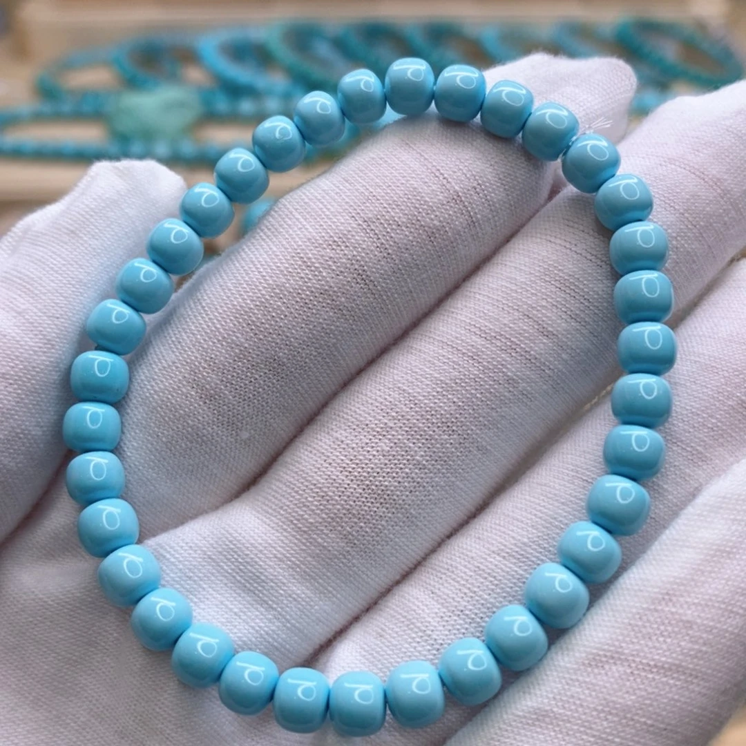 绿松石未镶嵌珠宝奇石5.5mm