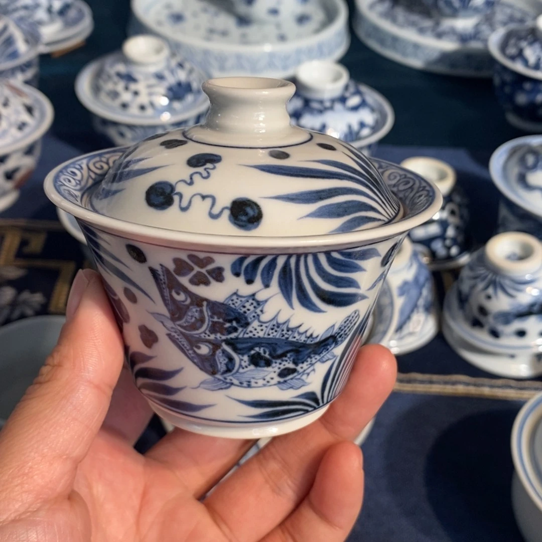 缸景德镇手工手绘陶瓷