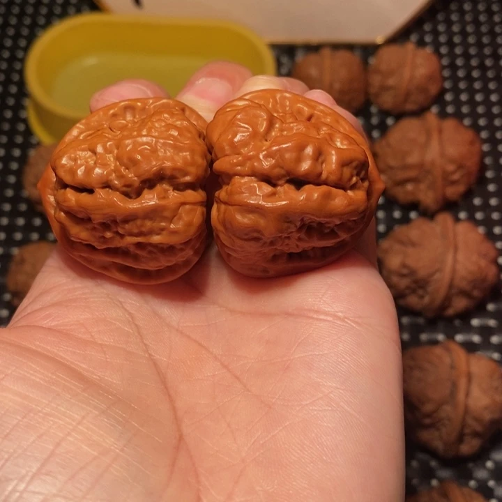 把件文玩核桃四深开八腿蛙王