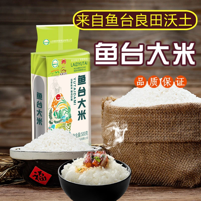 精品鱼台大米东北大米500克真空袋装多规格家用送礼佳选