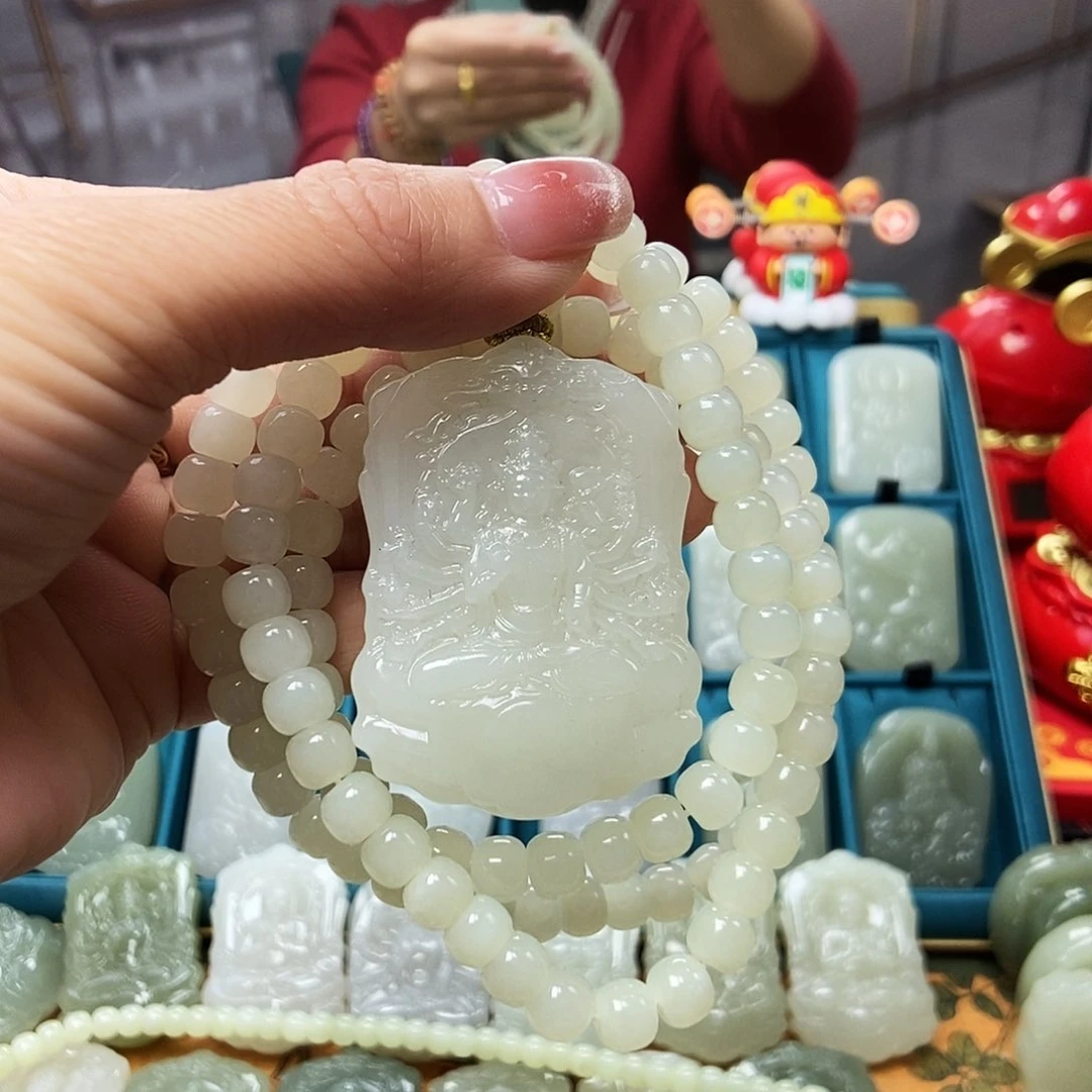 和田玉颈饰未镶嵌丽****享