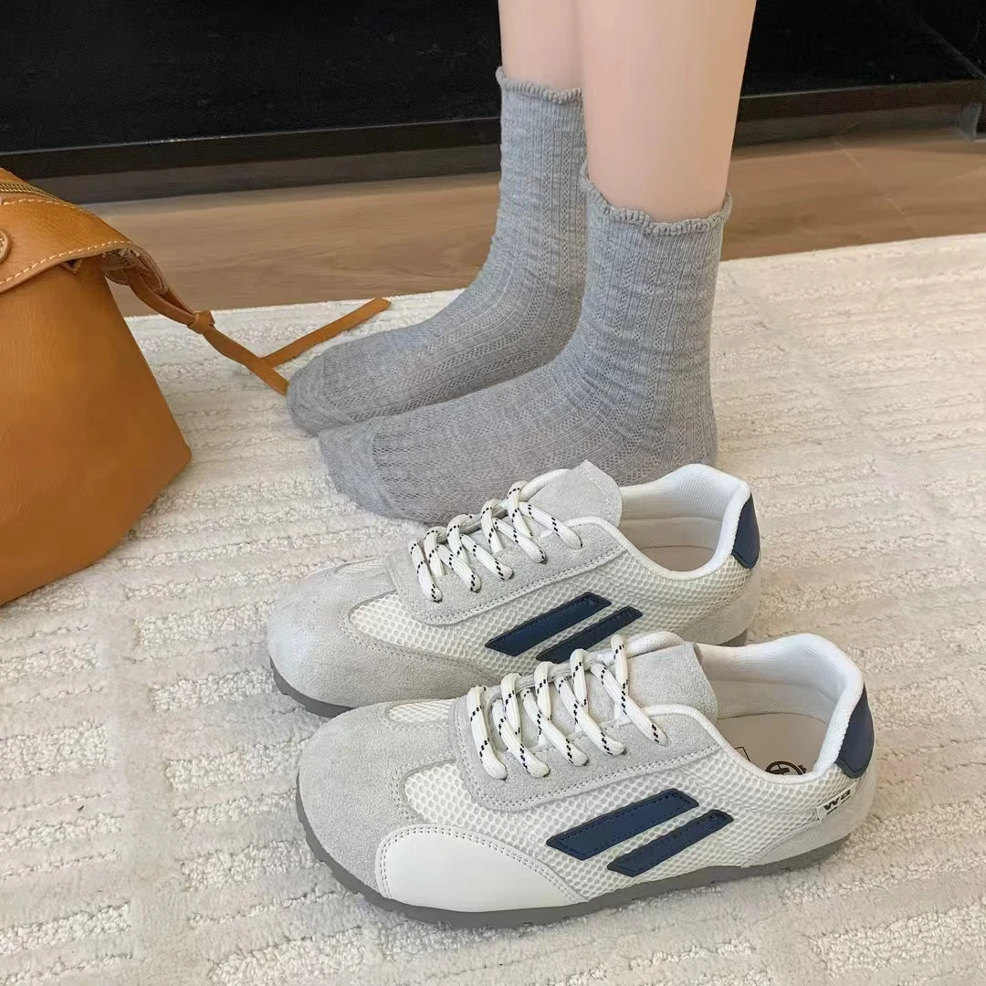 书玥家 皇982休闲德训鞋夏季透气时尚休闲鞋运动鞋春夏百搭法式潮