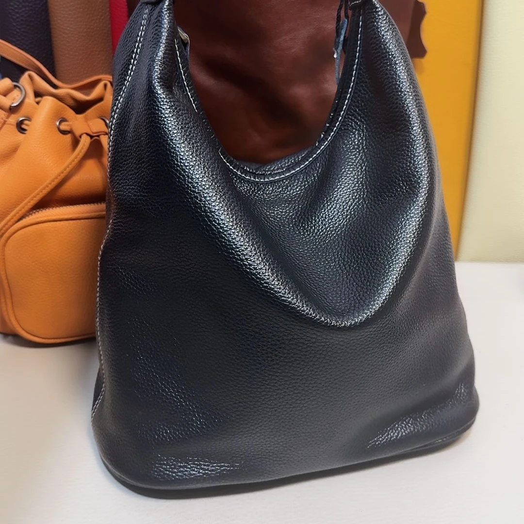 头层牛皮黑色真皮