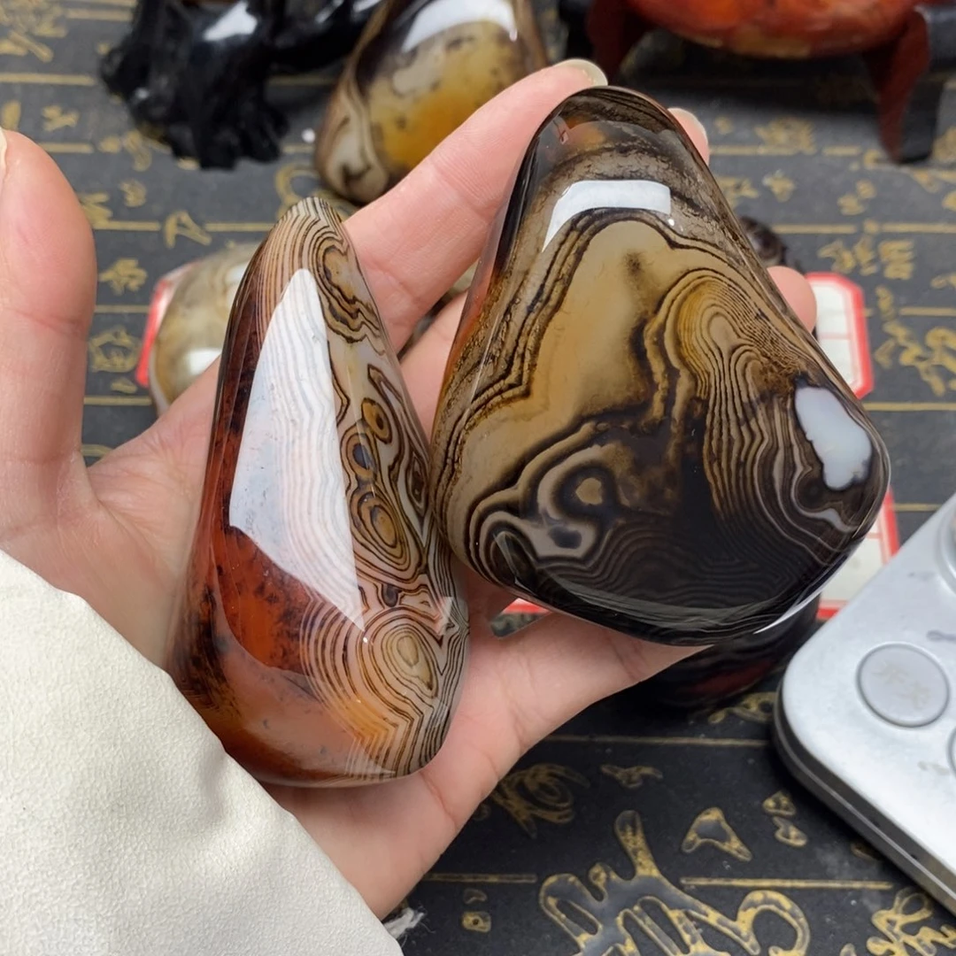 玛瑙/玉髓玛瑙未镶嵌深**然